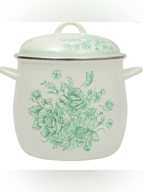 The Pioneer Woman Other - S•A•L•E🔥The Pioneer Woman Green Agatha 12qt Stockpot •Sold Out•